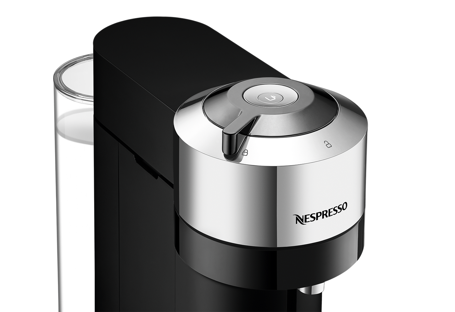 Nespresso Vertuo Next Deluxe Espresso Machine by DeLonghi - Chrome