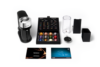 Nespresso Vertuo Next Deluxe Espresso Machine by DeLonghi - Chrome