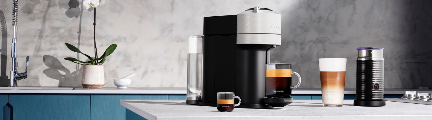 Nespresso Vertuo Next Espresso Machine by DeLonghi - White