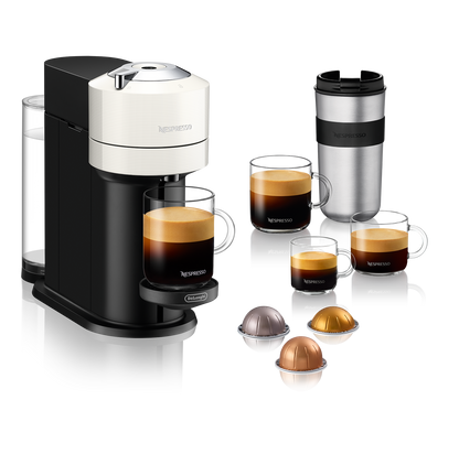 Nespresso Vertuo Next Espresso Machine by DeLonghi - White