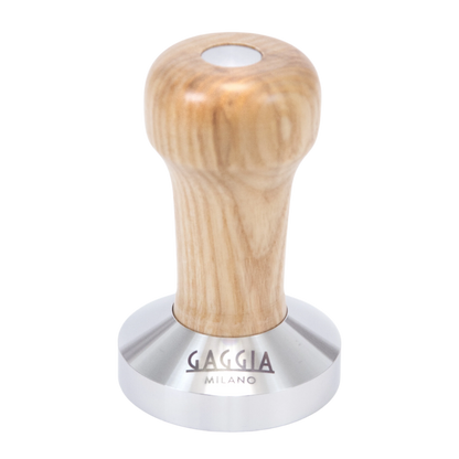 Gaggia Logo Ashwood Handle Tamper