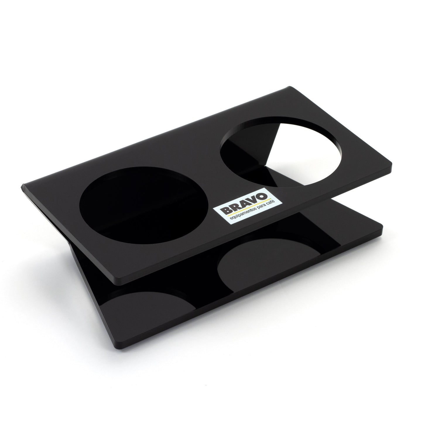 Bravo Acrylic Tamper and Distributor Stand