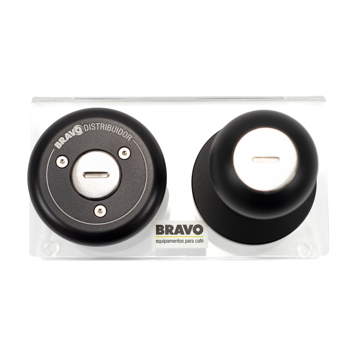 Bravo Acrylic Tamper and Distributor Stand