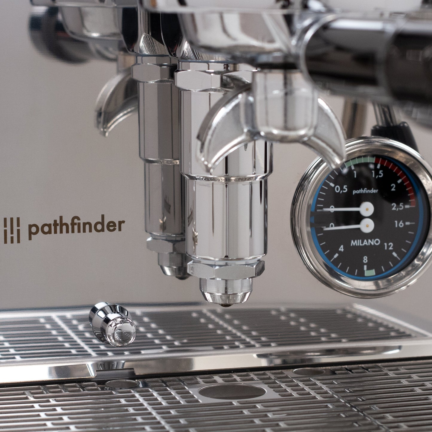 Pathfinder Heat Exchanger Espresso Machine - Gold Panels