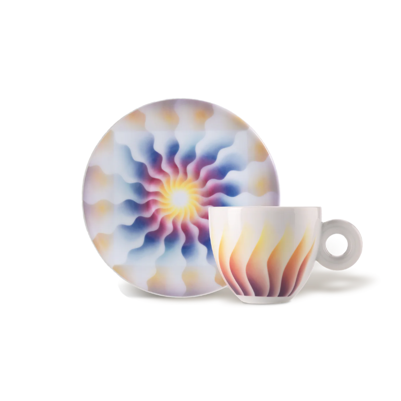 Illy Art Collection Judy Chicago Set of 4 Cappuccino Cups
