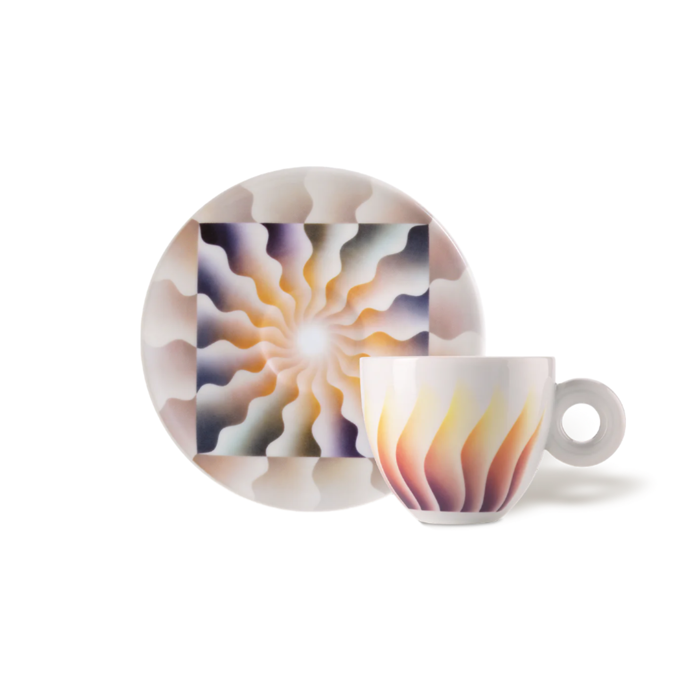 Illy Art Collection Judy Chicago Set of 4 Cappuccino Cups