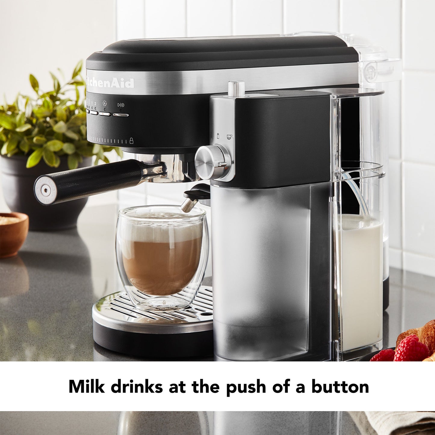 KitchenAid® Automatic Milk Frother Attachment - Charcoal Grey