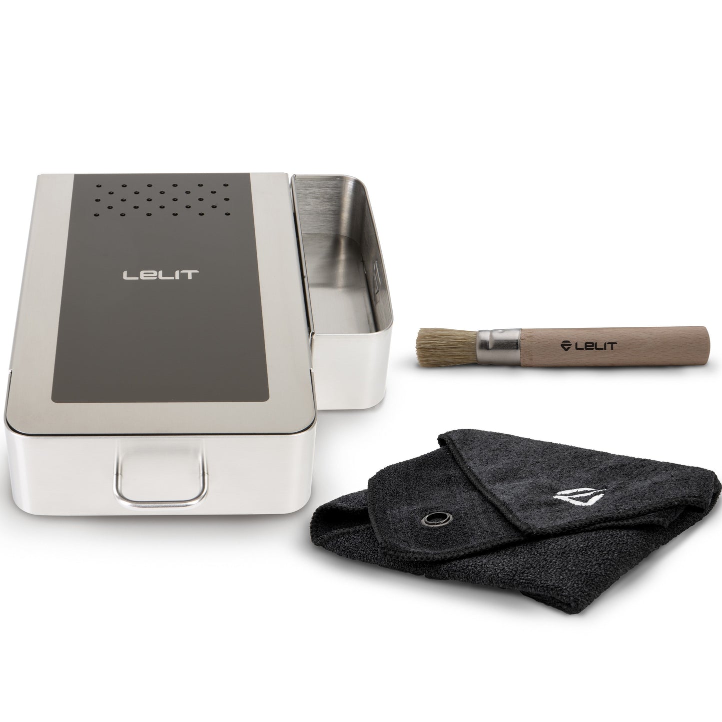 Lelit Knock Box Drawer with Cloth and Brush