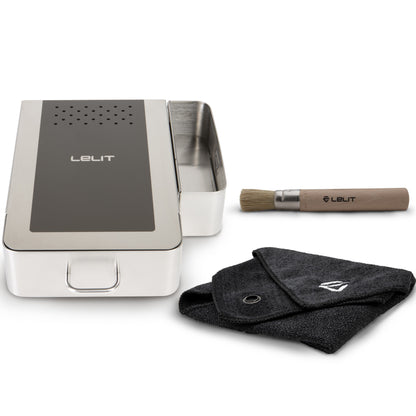 Lelit Knock Box Drawer with Cloth and Brush