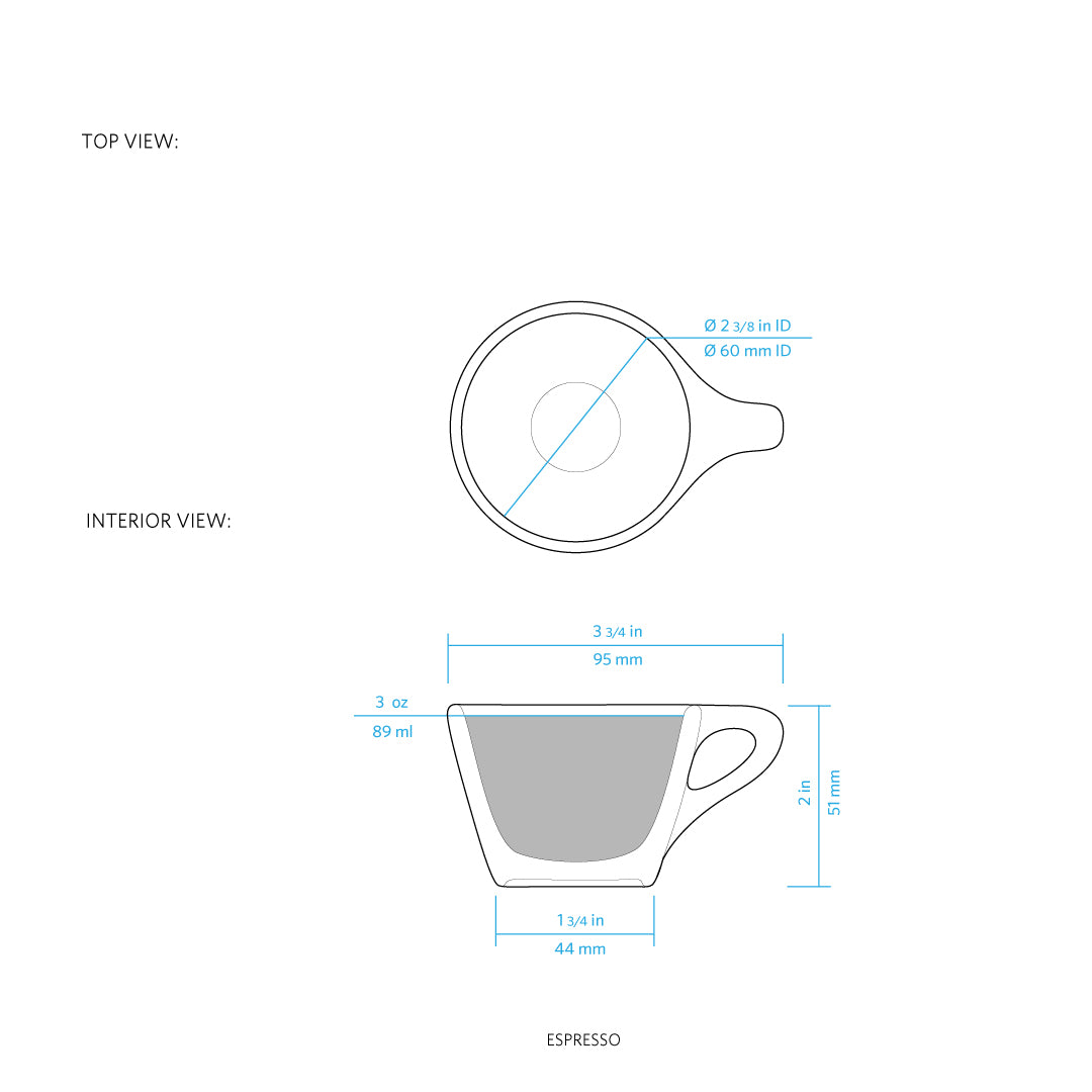notNeutral LINO Cups and Saucers