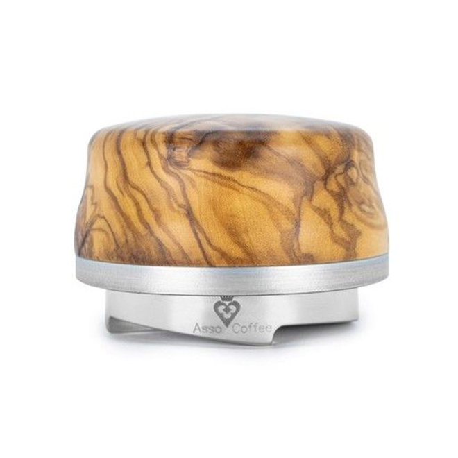 Asso Coffee The Jack Wood Handle Leveler - 58.5mm Olive Wood