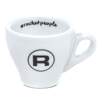 Rocket Espresso 6 Piece Espresso Cup and Saucer Set - White