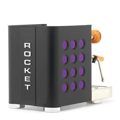 Rocket Espresso Appartamento TCA Espresso Machine - Black with Black Stripe