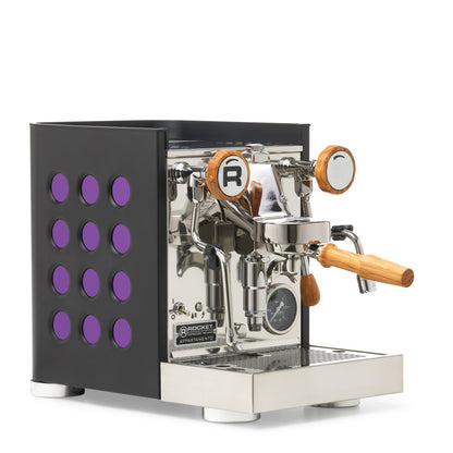 Rocket Espresso Appartamento TCA Espresso Machine - Black with Black Stripe