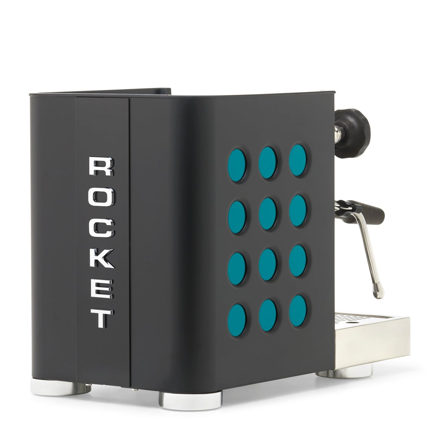 Rocket Espresso Appartamento TCA Espresso Machine - Black with Black Stripe