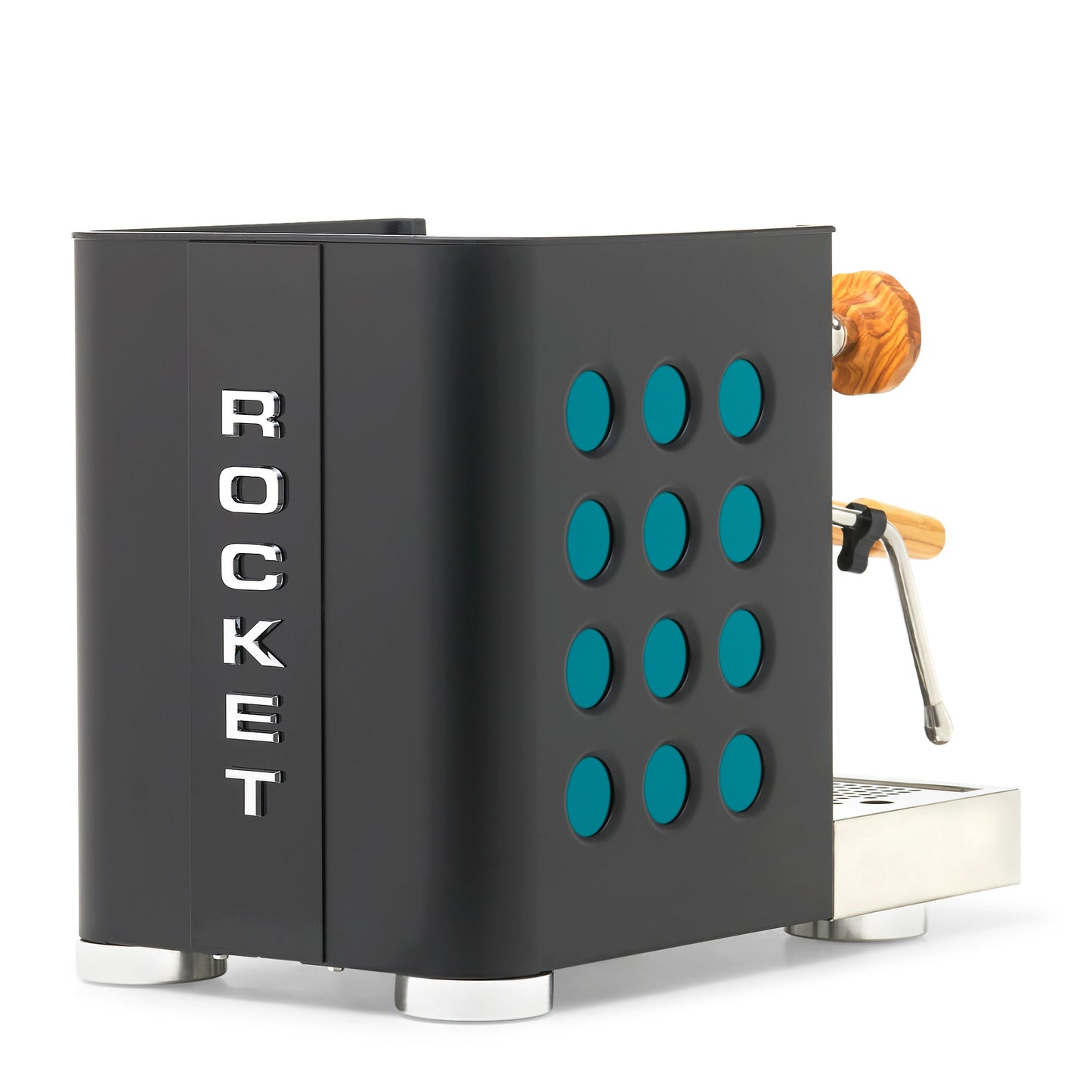 Rocket Espresso Appartamento TCA Espresso Machine - Black with Black Stripe