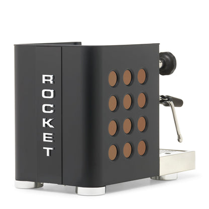 Rocket Espresso Appartamento TCA Espresso Machine - Black with Black Stripe