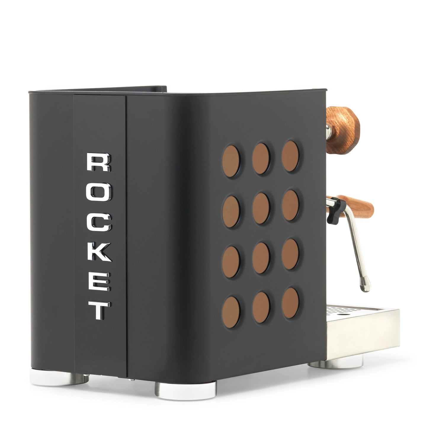 Rocket Espresso Appartamento TCA Espresso Machine - Black with Black Stripe