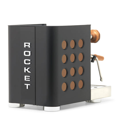Rocket Espresso Appartamento TCA Espresso Machine - Black with Black Stripe