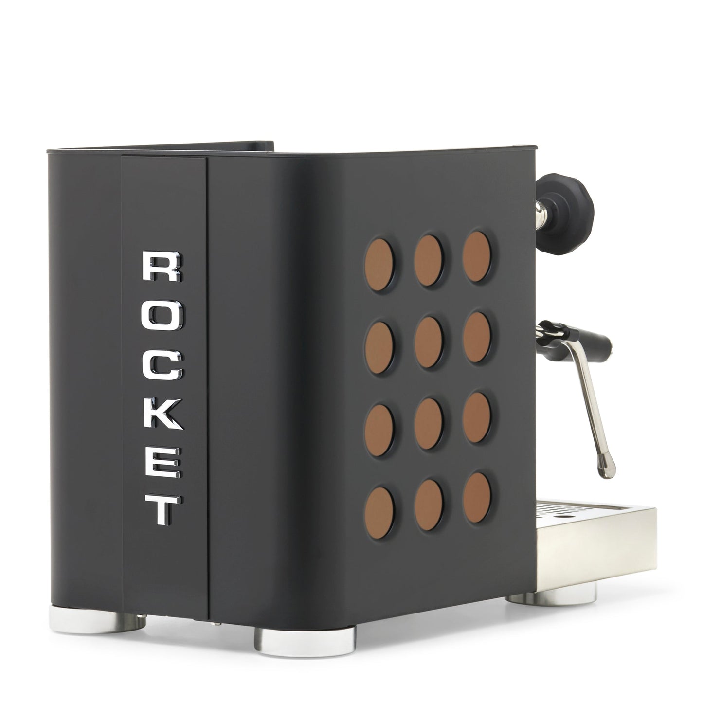 Rocket Espresso Appartamento TCA Espresso Machine - Black with Black Stripe