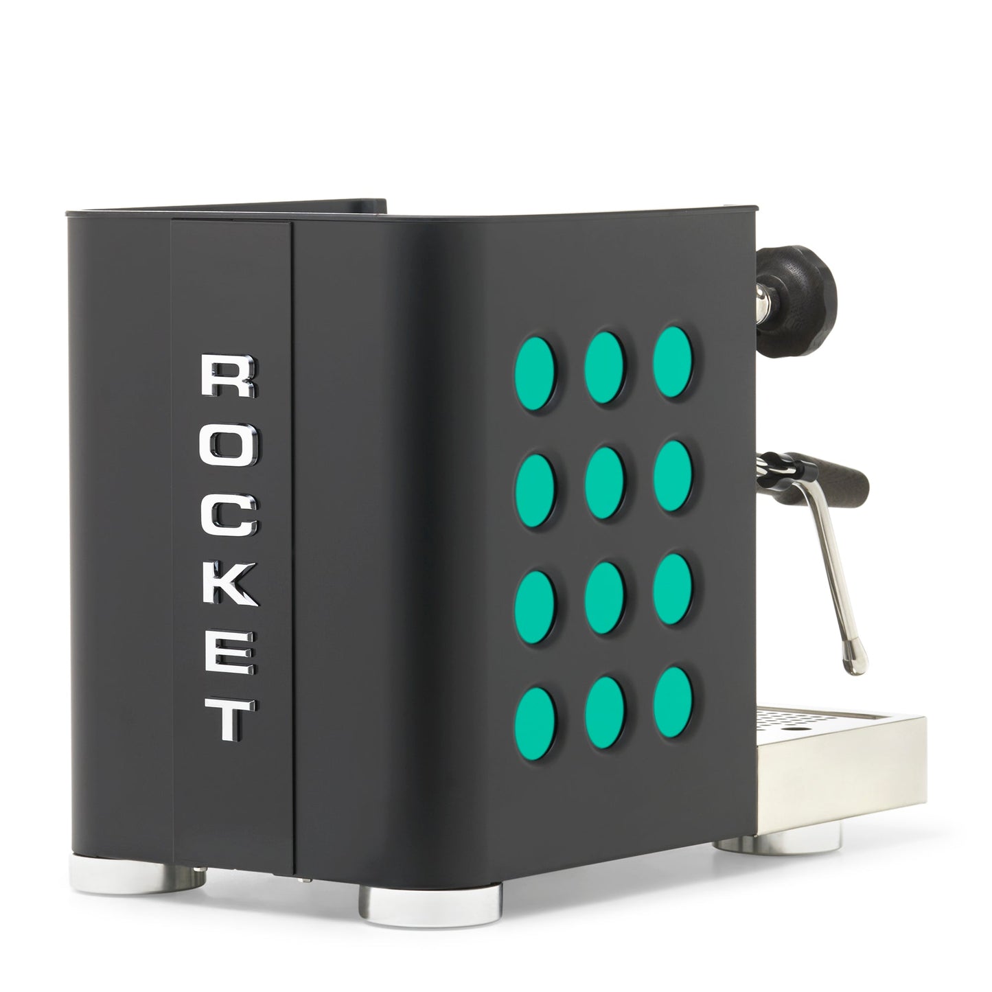 Rocket Espresso Appartamento TCA Espresso Machine - Black with Black Stripe