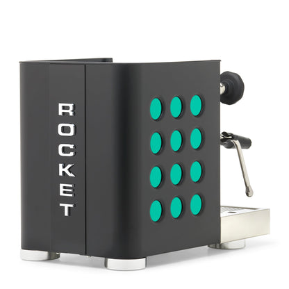 Rocket Espresso Appartamento TCA Espresso Machine - Black with Black Stripe