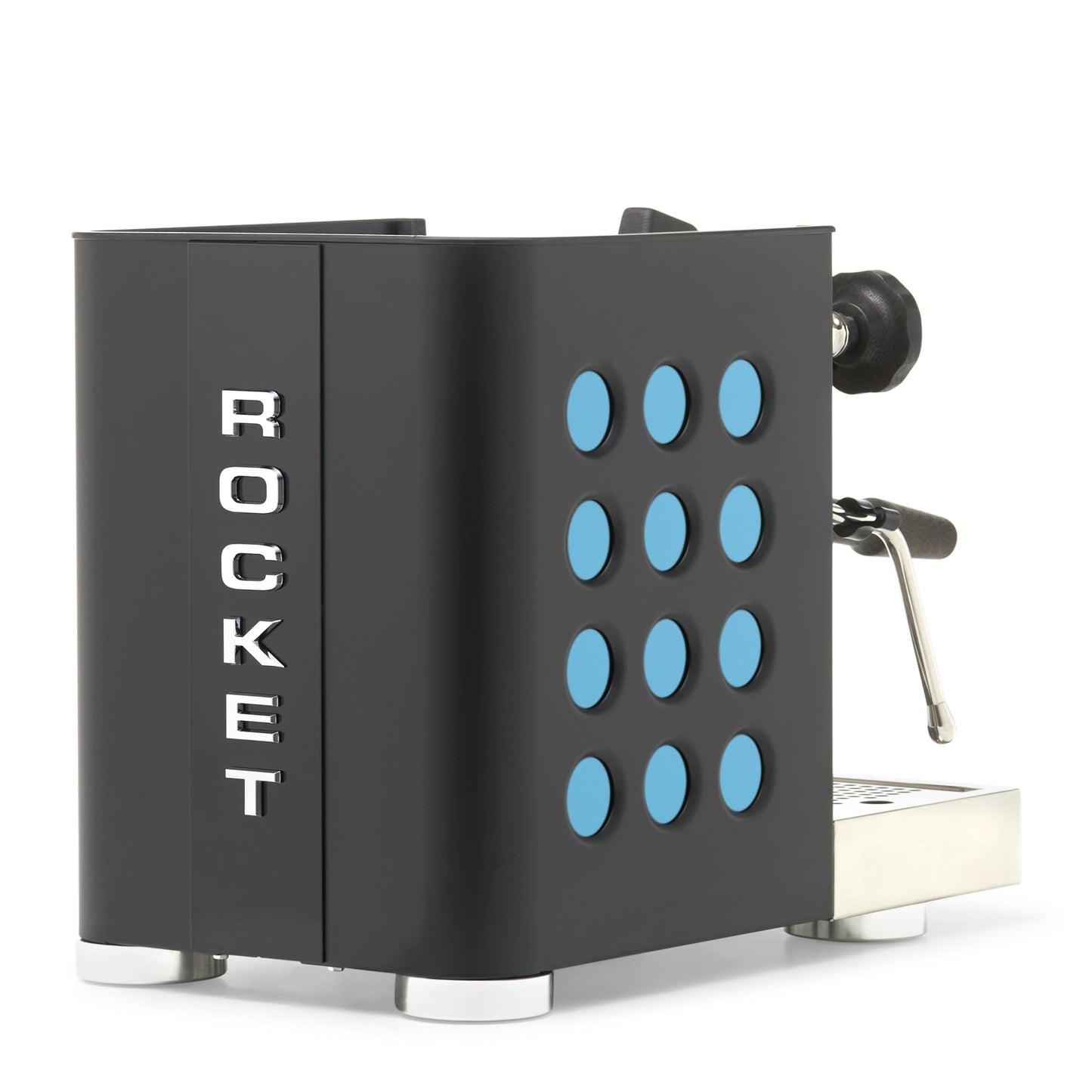 Rocket Espresso Appartamento TCA Espresso Machine - Black with Black Stripe