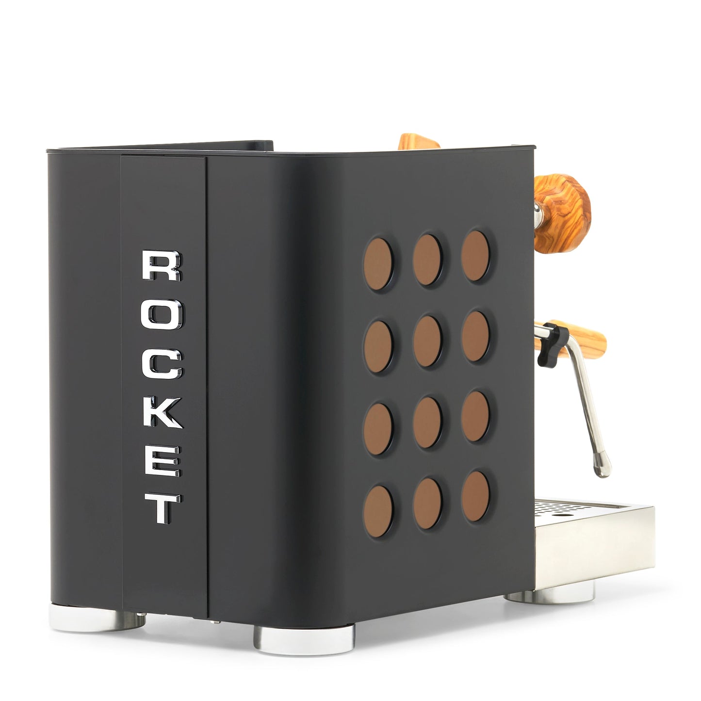 Rocket Espresso Appartamento TCA Espresso Machine - Black with Black Stripe