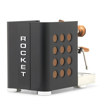 Rocket Espresso Appartamento TCA Espresso Machine - Black with Black Stripe