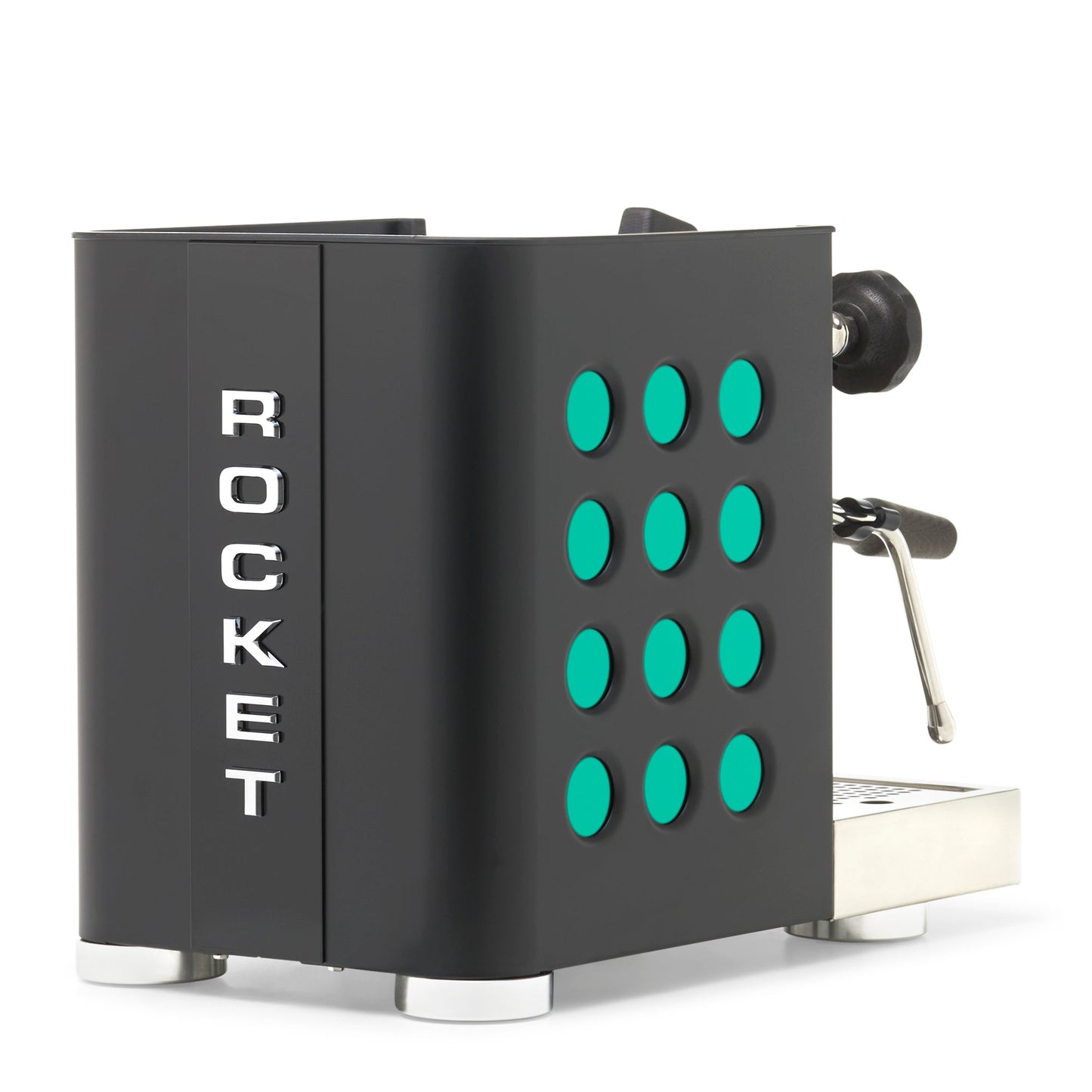 Rocket Espresso Appartamento TCA Espresso Machine - Black with Black Stripe