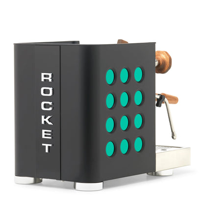 Rocket Espresso Appartamento TCA Espresso Machine - Black with Black Stripe