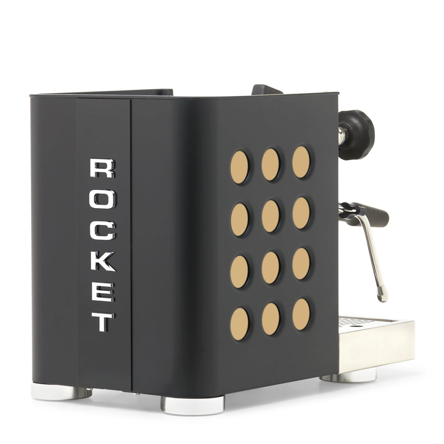 Rocket Espresso Appartamento TCA Espresso Machine - Black with Black Stripe