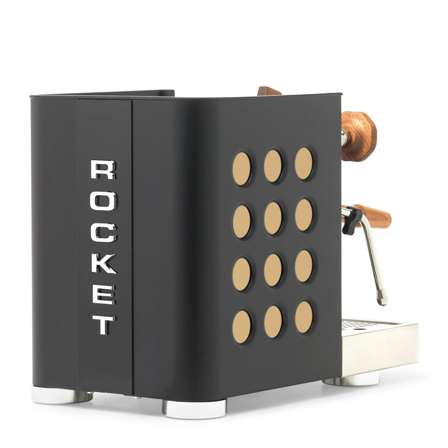 Rocket Espresso Appartamento TCA Espresso Machine - Black with Black Stripe