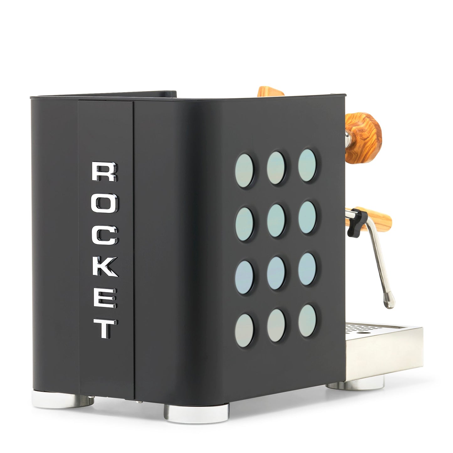 Rocket Espresso Appartamento TCA Espresso Machine - Black with Black Stripe