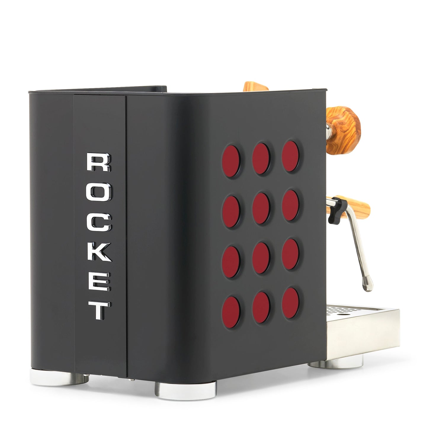 Rocket Espresso Appartamento TCA Espresso Machine - Black with Black Stripe