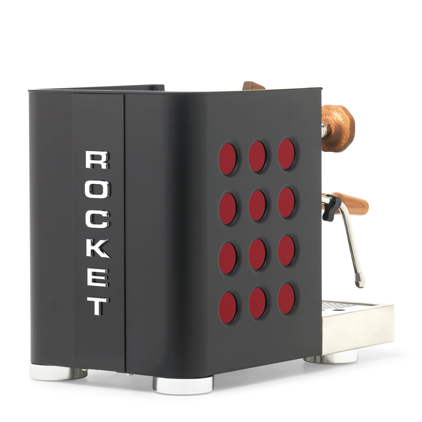 Rocket Espresso Appartamento TCA Espresso Machine - Black with Black Stripe