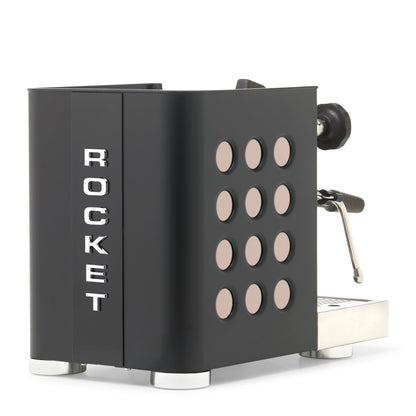 Rocket Espresso Appartamento TCA Espresso Machine - Black with Black Stripe