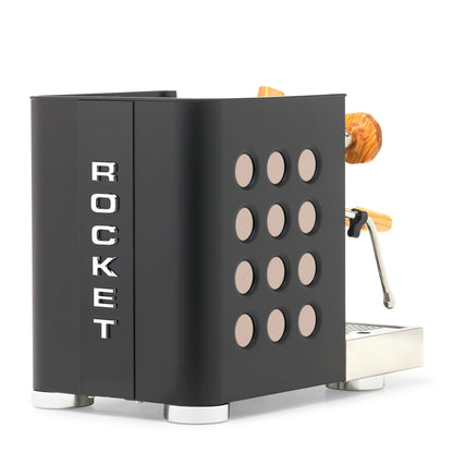 Rocket Espresso Appartamento TCA Espresso Machine - Black with Black Stripe