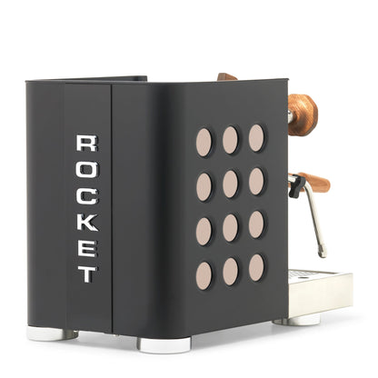 Rocket Espresso Appartamento TCA Espresso Machine - Black with Black Stripe