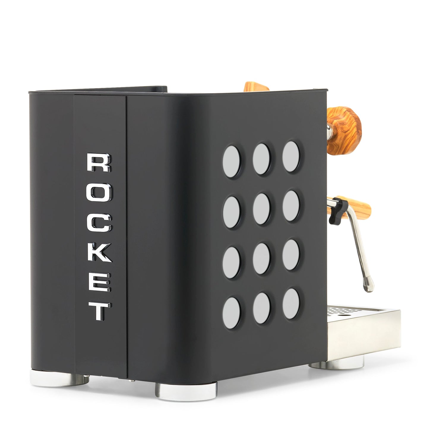 Rocket Espresso Appartamento TCA Espresso Machine - Black with Black Stripe