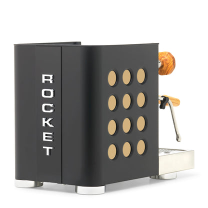 Rocket Espresso Appartamento TCA Espresso Machine - Black with Black Stripe