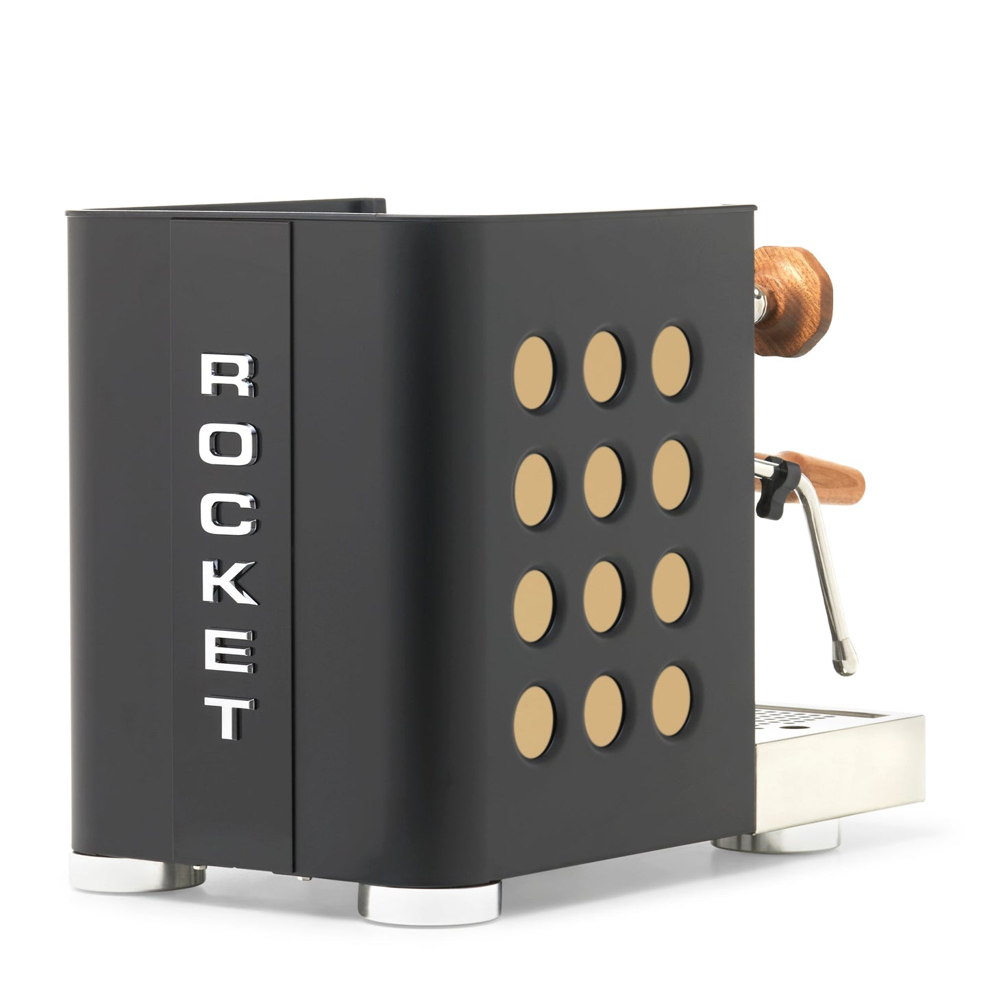 Rocket Espresso Appartamento TCA Espresso Machine - Black with Black Stripe