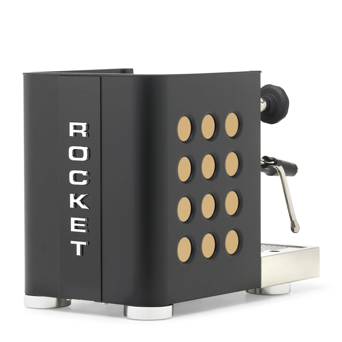 Rocket Espresso Appartamento TCA Espresso Machine - Black with Black Stripe