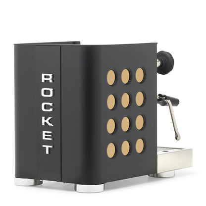 Rocket Espresso Appartamento TCA Espresso Machine - Black with Black Stripe