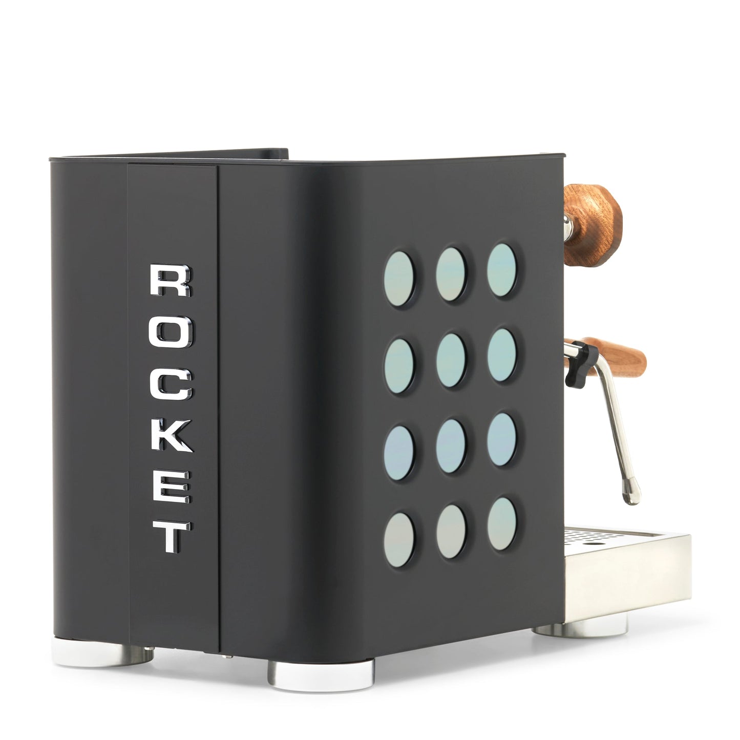 Rocket Espresso Appartamento TCA Espresso Machine - Black with Black Stripe
