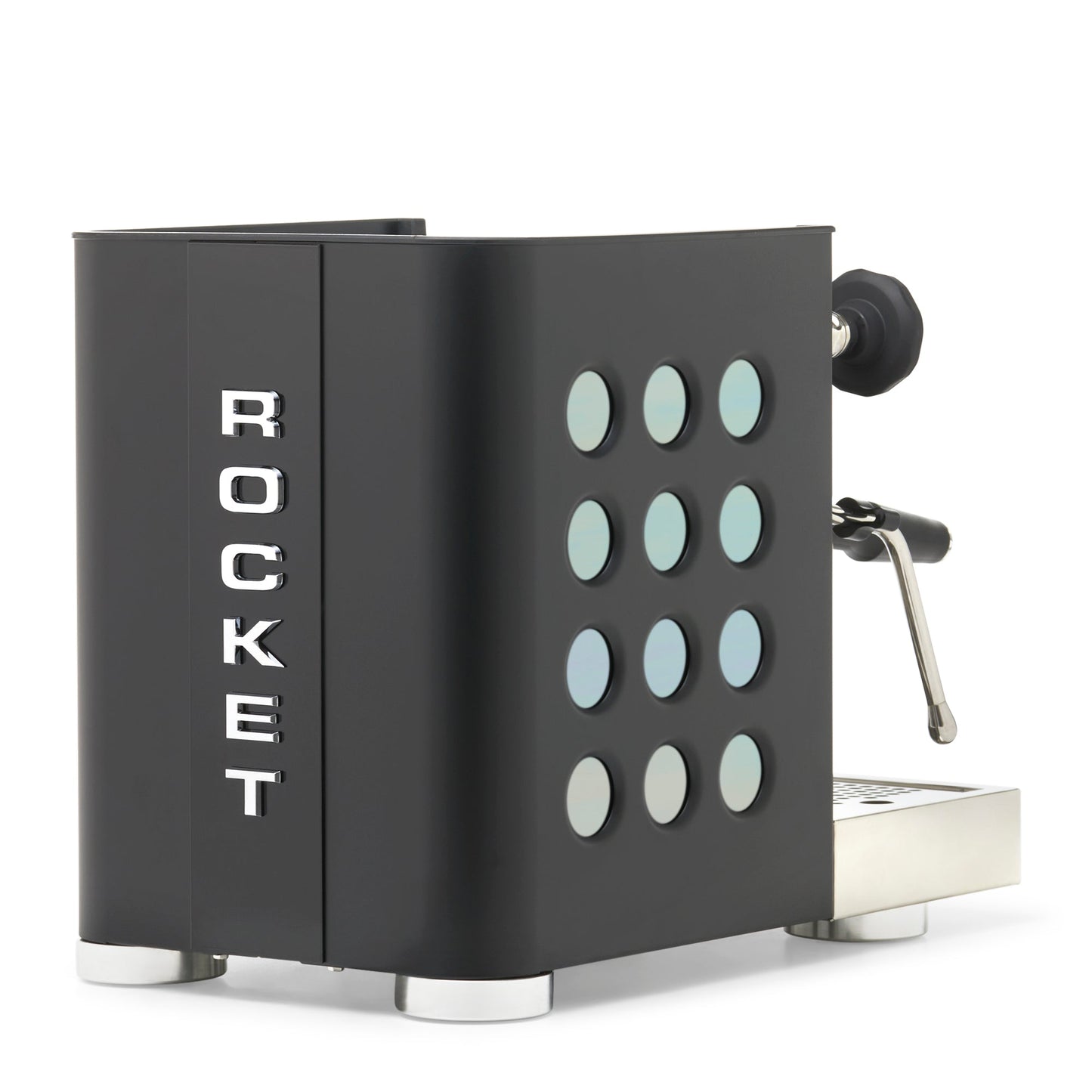 Rocket Espresso Appartamento TCA Espresso Machine - Black with Black Stripe