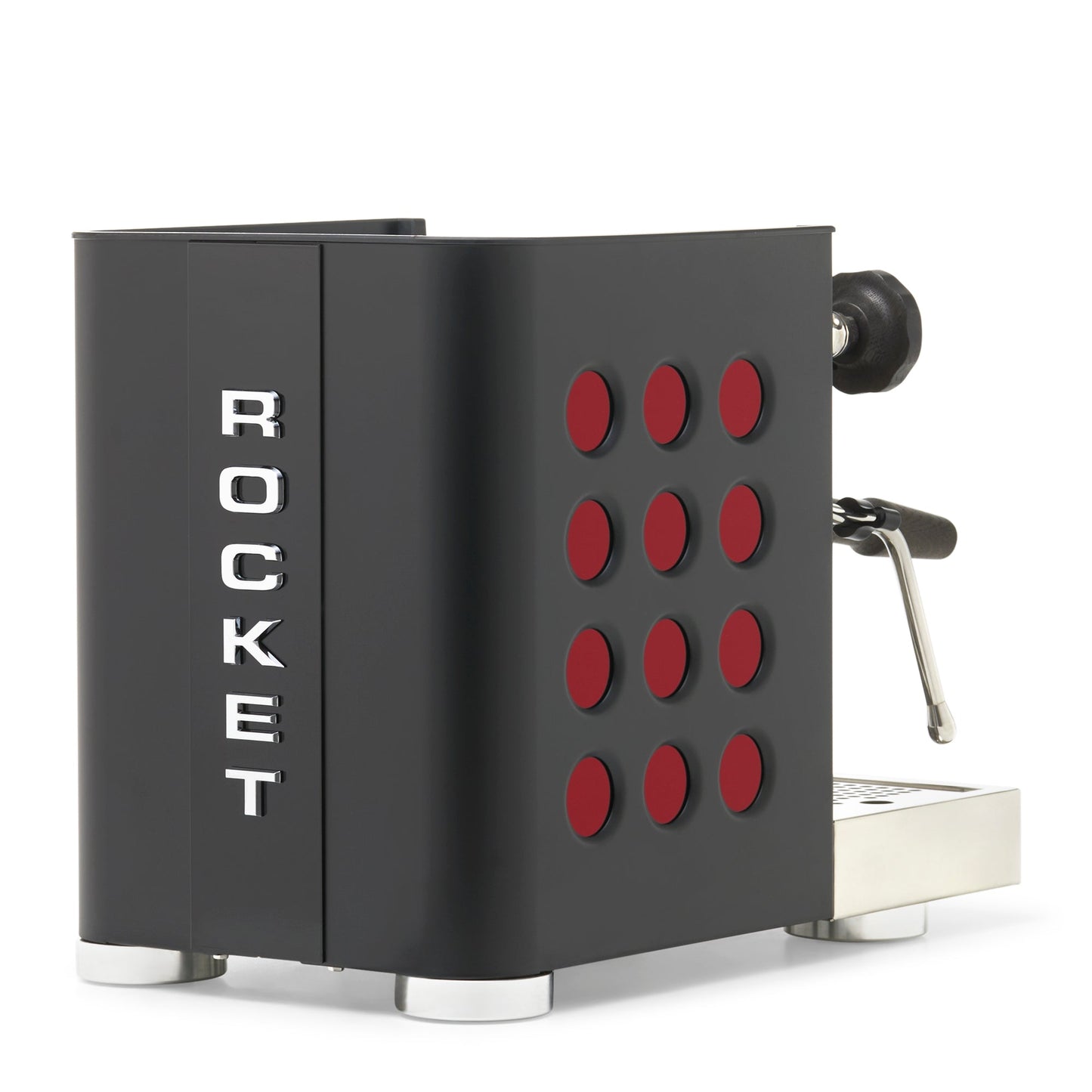 Rocket Espresso Appartamento TCA Espresso Machine - Black with Black Stripe