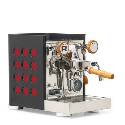 Rocket Espresso Appartamento TCA Espresso Machine - Black with Black Stripe