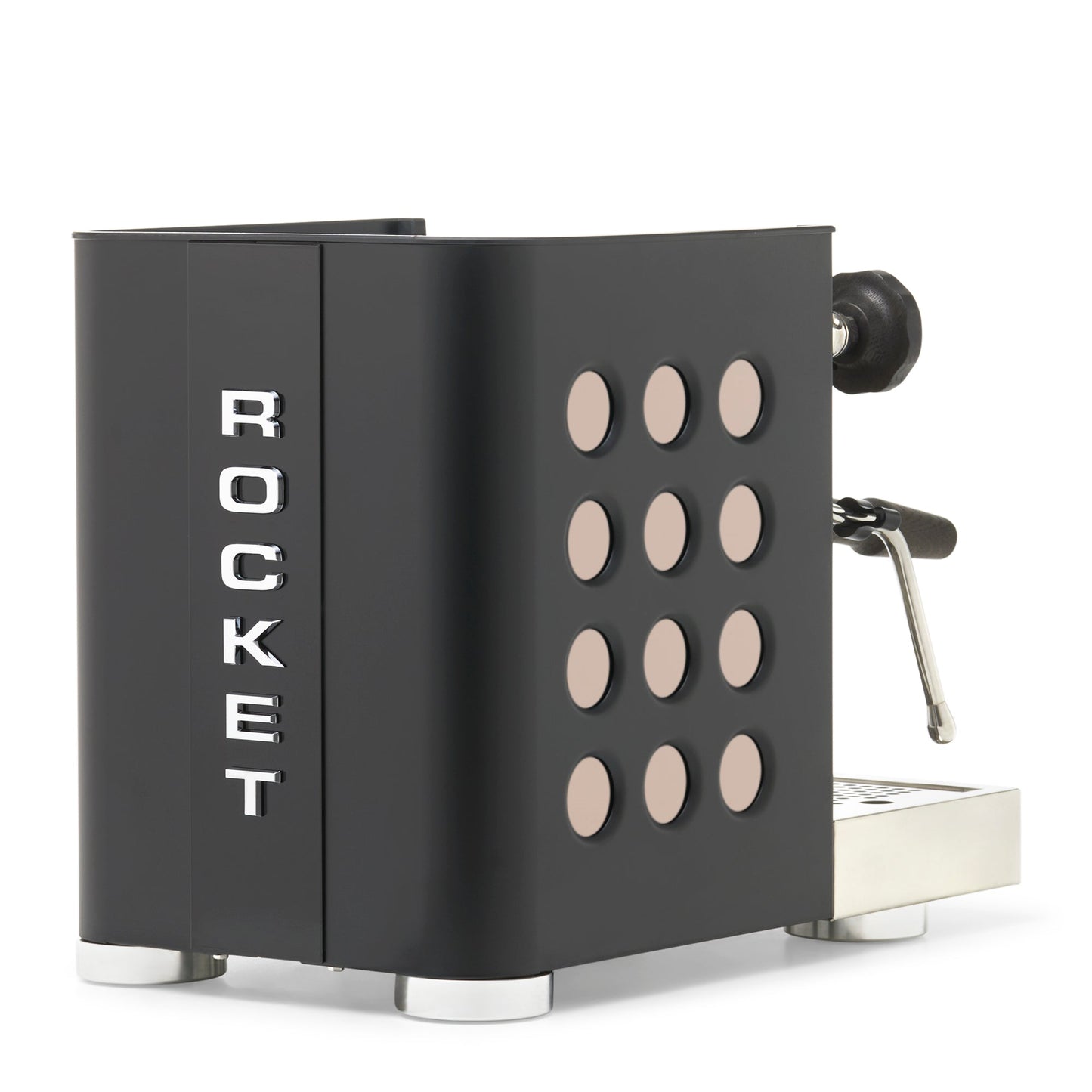 Rocket Espresso Appartamento TCA Espresso Machine - Black with Black Stripe