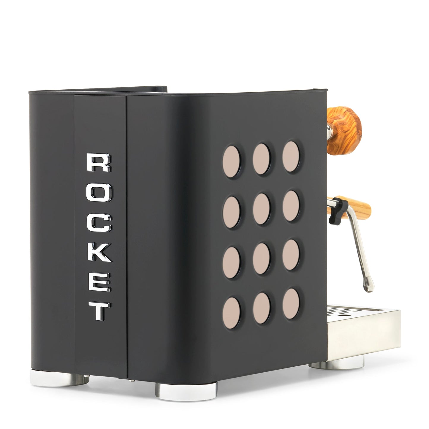 Rocket Espresso Appartamento TCA Espresso Machine - Black with Black Stripe